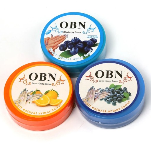 او بي ان مزيل طلاء الاظافر 32 قطعة OBN Nail Polish Remover 32 PCS