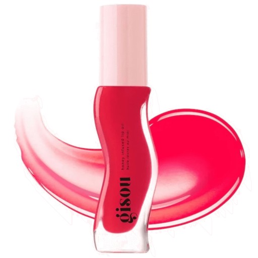 زيت الشفاه بنكهة العسل والفراولة 8 مل Honey infused Lip Oil Strawberry Sorbet 8 ml