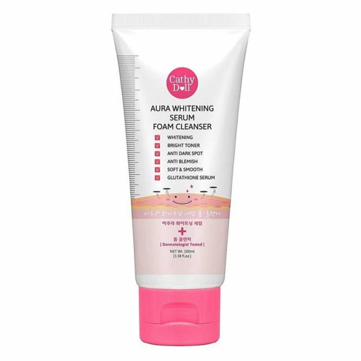 منظف رغوي للتبييض أورا 100 مل Aura Whitening Serum Foam Cleanser 100 ml