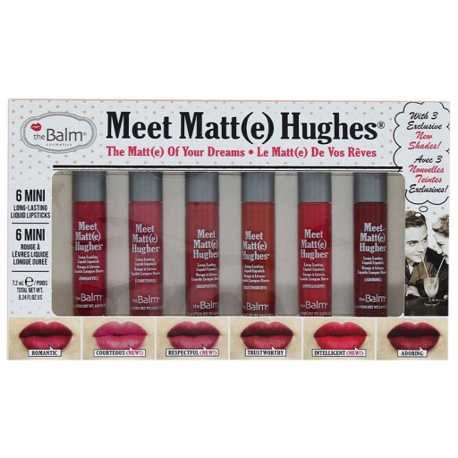 مجموعة أحمر شفاه سائل ميت مات هيوز 6 قطع صغيرة Meet Matte Hughes 6 Mini Long Lasting Liquid Lipsticks Kit