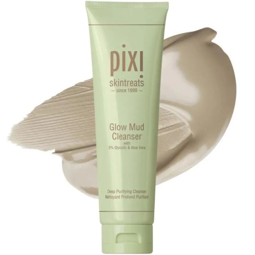 منظف الطين المتوهج بحمض الجليكوليك والصبار 135 مل Glow Mud Cleanser with glycolic acid & Aloe Vera 135 ml