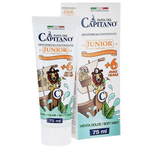معجون أسنان جونيور سوفت بالنعناع 75 مل Toothpaste Junior Soft Mint 6Year 75 ml