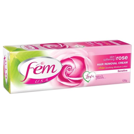 كريم مزيل للشعر بالورد 120 غم Rose Hair Removal Cream 120 g