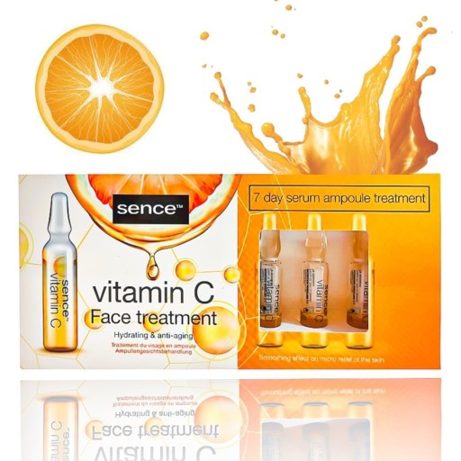أمبولات علاج فيتامين سي لمدة 7 أيام Vitamin C 7 Day Serum Ampoule Treatment