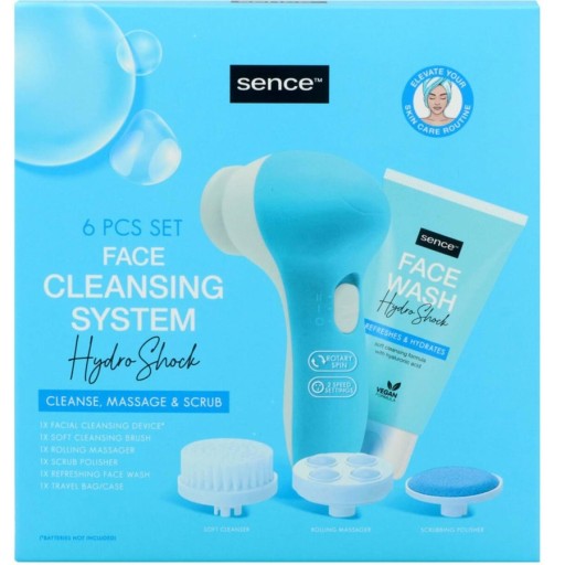 مجموعة تنظيف الوجه هايدرو شوك 6 قطع Face Cleansing Set Hydro Shock 6 PCS