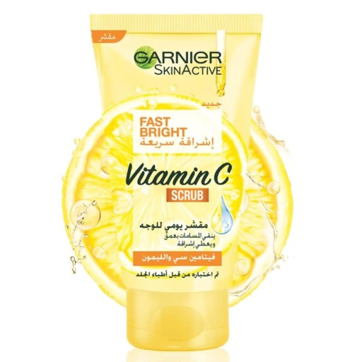 مقشر يومي بفيتامين جـ للإشراقة السريعة 150 مل Fast Bright Vitamin C Scrub 150 ml