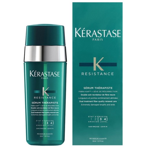 سيروم الشعر ذو المعالجة المزدوجة للعناية بتجديد جودة الألياف 30 مل Resistance Serum Therapiste Dual Treatment Fiber Quality Renewal Care 30 ml