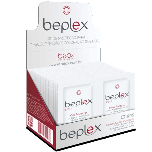 مجموعة حماية الشعر أثناء تفتيحه 20*10 غم Beox Beoplex Treatment 20*10 g