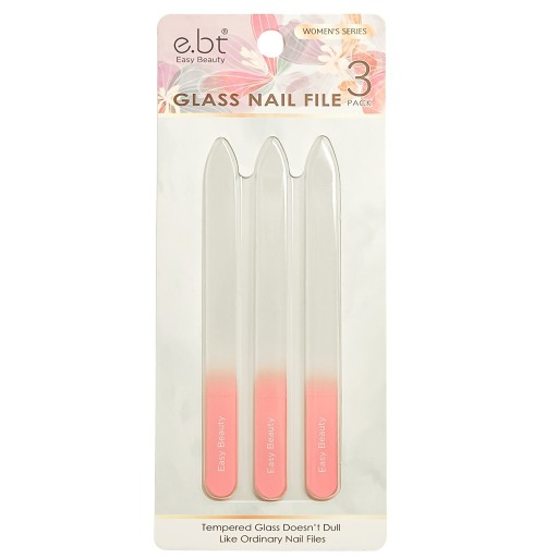 مبرد أظافر زجاجي 3 قطع Glass Nail File 3 PCS