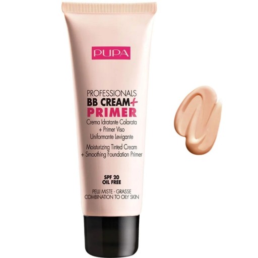 كريم بي بي + برايمر للبشرة المختلطة والدهنية (001 نيود) 50 مل Professionals BB Cream + Primer Combination & Oily Skin (001 Nude) 50 ml