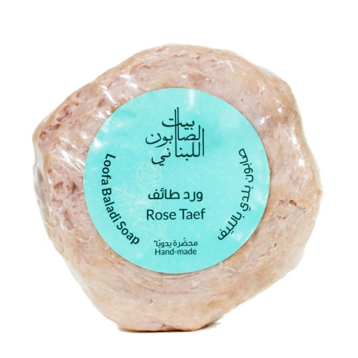 لوفا صابون بلدي ورد الطائف 300 غم loofa baladi soap rose taef 300 g