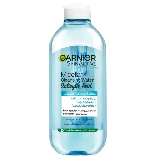 ميسيلار للبشرة المعرضة للحبوب 400 مل Micellar Cleansing Water Salicylic Acid 400 ml