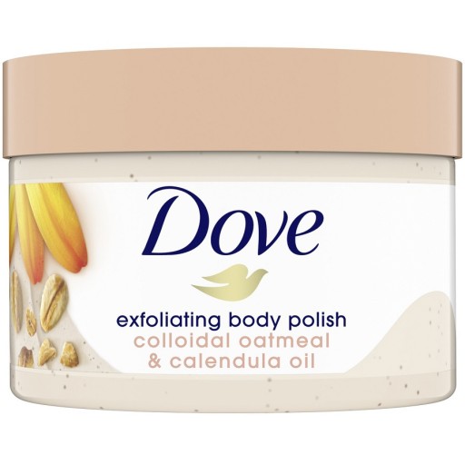 مقشر الجسم بدقيق الشوفان وزيت الآذريون 298 غم Exfoliant Body Polish Oatmeal & Calendula Oil 298 g