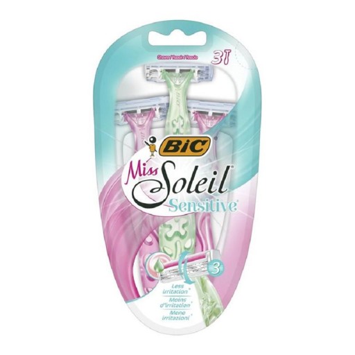 ماكينة حلاقة مس سولي سينسيتف 3 قطع Miss Soleil Sensitive Razors 3 PCS