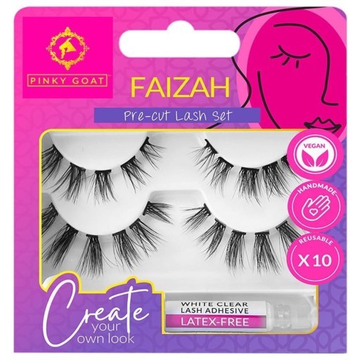 مجموعة رموش فايزة قطعتين Faizah Pre Cut Lashes Set 2 PCS