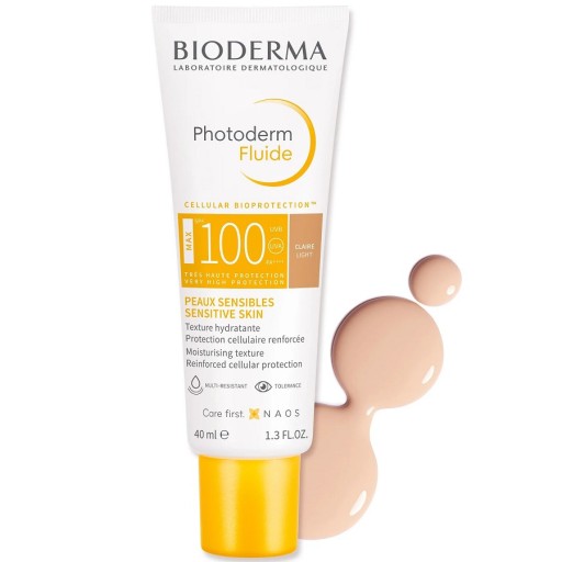 كريم فوتوديرم فلويد ماكس بمعامل حماية من الشمس 100, 40 مل Photoderm Fluide Max SPF 100 Cream 40 ml