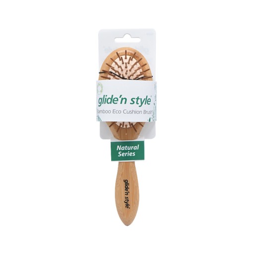 فرشاة تصفيف الشعر جلايد إن ستايل Glide'N Style Bamboo Eco Cushion Brush