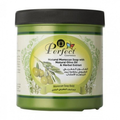 بيرفكت صابون مغربي طبيعي بخلاصة زيت الزيتون و الاعشاب 1 لتر Perfect Moroccan Pure Soap With Extracts Of Olive Oil & Herbs 1 L