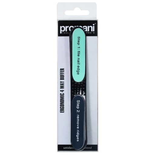مبرد تلميع الاظافر باربع اوجه متعدد الاستخدامات Promani Ergonomic 4 Stage Nail Polishing File