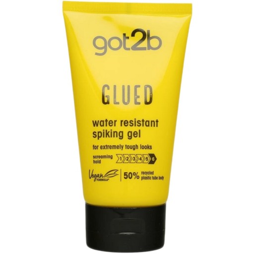 جل تصفيف الشعر مقاوم للماء بتثبيت قوي 150 مل Got2B Glued Spiking Glue Hair Gel Water Resistant Strong Hold 150 ml