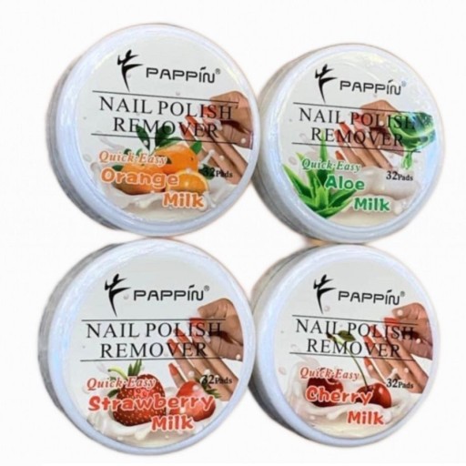 بابين مزيل طلاء الاظافر 32 قطعة Pappin Nail Polish Remover 32 PCS