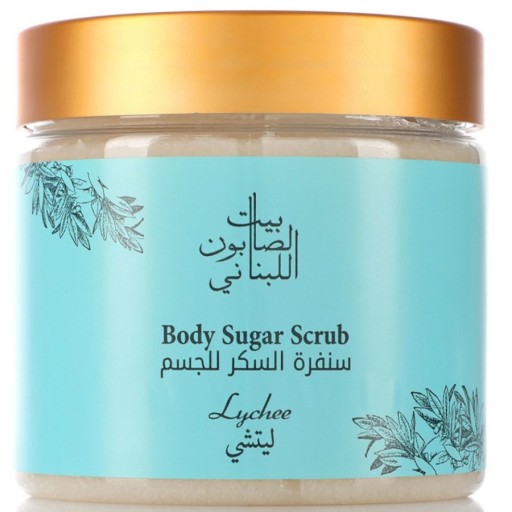 سنفرة السكر للجسم بالليتشي 500 غم Body Sugar Scrub Lychee 500 g