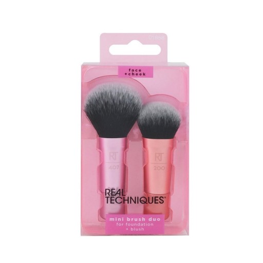 مجموعة فرش ثنائية للوجه صغيرة الحجم Mini Brush Duo Set