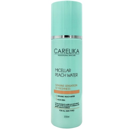 ماء ميسيلار بالخوخ من كاريلكا 200 مل CARELIKA MICELLAR PEACH WATER 200ML