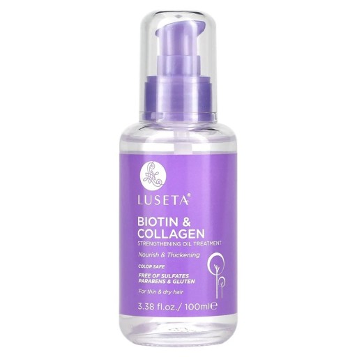 سيروم زيتي معالج ومقوي للشعر بالبيوتين والكولاجين 100 مل Biotin & Collagen Strengthening Oil Treatment 100 ml