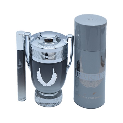 مجموعة الهدايا إنفيكتوس بلاتينيوم 3 قطع Invictus Platinum EDP Gift Set 3 PCS