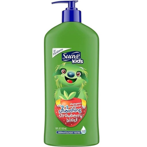 شامبو وبلسم منعم للأطفال 2 في 1 بالفراولة 532 مل Kids 2 In 1 Smoothing Strawberry Shampoo & Conditioner 532 ml