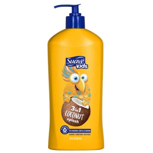 شامبو وبلسم وغسول للجسم برائحة جوز الهند المنعشة 3 في 1 Coconut Splash 3-in-1 Shampoo, Conditioner, Body Wash