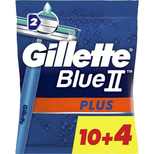 ماكينة حلاقة بلو 2 بلس للاستخدام مرة واحدة 10+4 قطعة Blue 2 Plus Disposable Razor 10+4 PCS