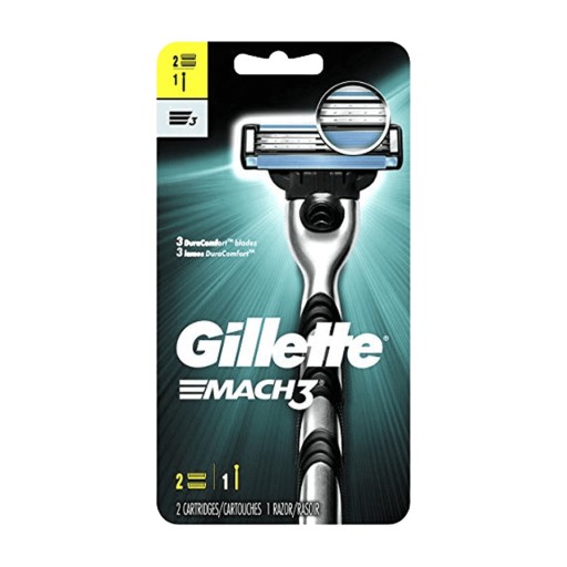 ماكينة الحلاقة ماج ب3 شفرات مع رأسين قابلين للتغيير Mach3 Razor with 2 Refill Blade