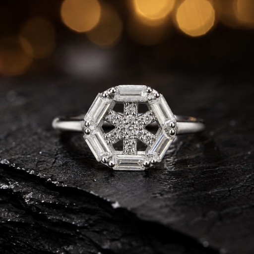 خاتم نجمة الثلج Snow Star Ring