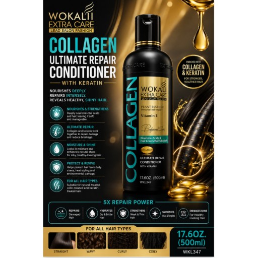 بلسم الشعر الأسود والذهبي 500 مل Black & Gold Hair Conditioner 500ml