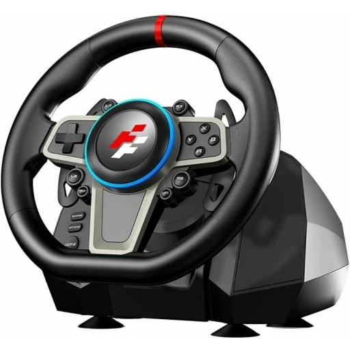 Flashfire F119 Buddh Mini racing wheel Set Gaming Racing Wheel Steering Wheel With Pedal