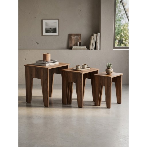 سيت طاولات خدمة ثلاثي Nova Nesting Tables