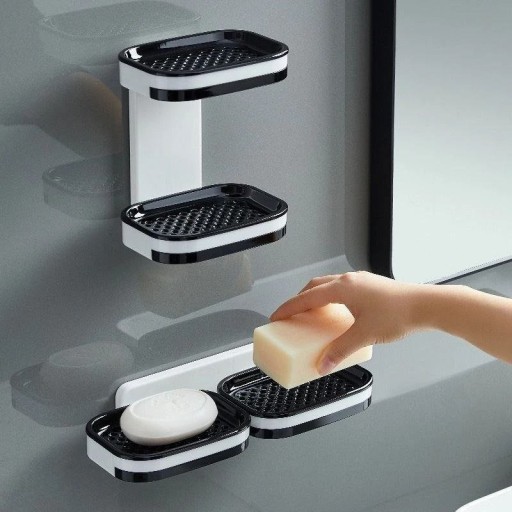 حاملة صابون طابقين Two-tier soap holder
