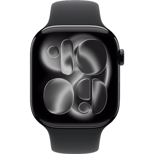 ساعة "أبل واتش سيريس 11"  تدعم نظام GPS، مقاس 46 مم - نسخة الشرق الأوسط Apple Watch Series 11 GPS 46mm Middle East - Jet Black