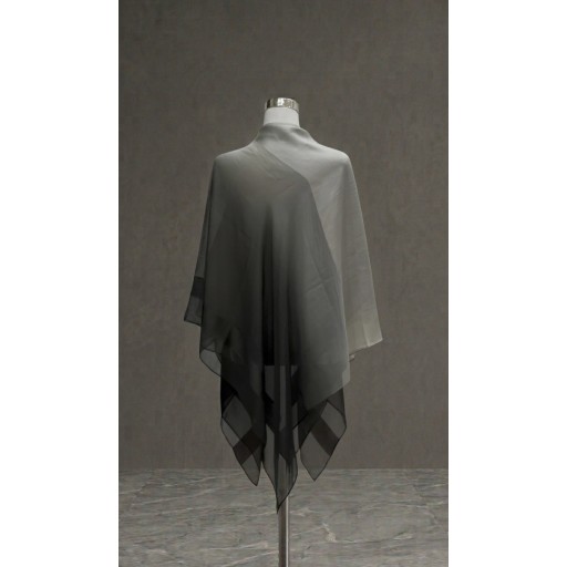 ربطة حرير شيفون مموج ناعم Soft wavy silk chiffon Hijabs