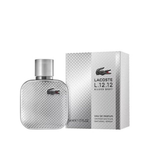 عطر لاكوست L.12.12 سيلفر غري للرج Lacoste L.12.12 Silver Grey Eau de Parfum Men's