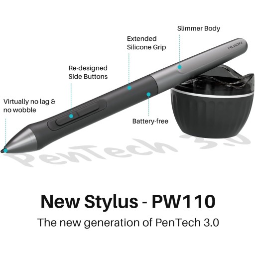 لوح الرسم الرقمي هويون إنسبيروي 2 إل H1061P HUION Inspiroy 2 L H1061P Pen Tablet