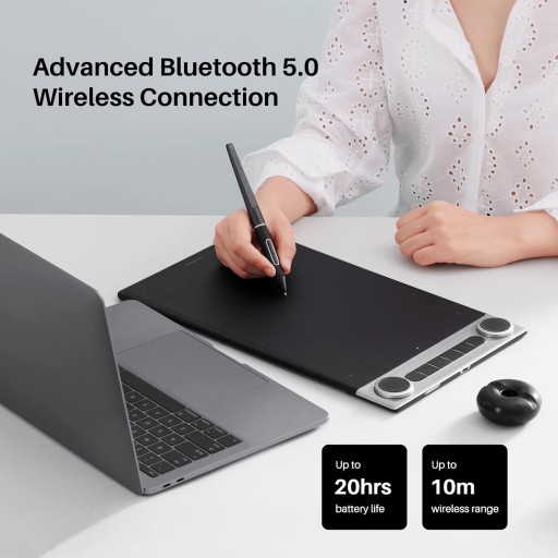 لوح الرسم الرقمي هويون إنسبيروي دايل 2 Q630M HUION Inspiroy Dial 2 Q630M Pen Tablet