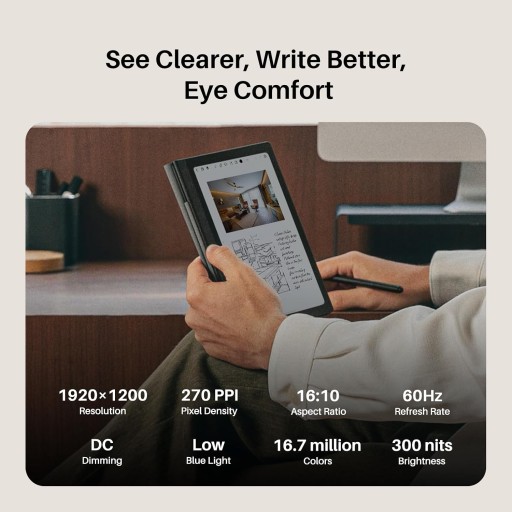 دفتر الملاحظات الإلكتروني هويون نوت إي X50 HUION Note E X50 Electronic Notebook