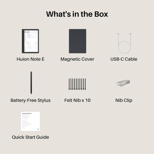 دفتر الملاحظات الإلكتروني هويون نوت إي X50 HUION Note E X50 Electronic Notebook