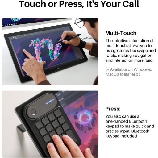 شاشة رسم هويون كامفاس برو 19 – GT1902 HUION Kamvas Pro 19 Pen Display (GT1902)