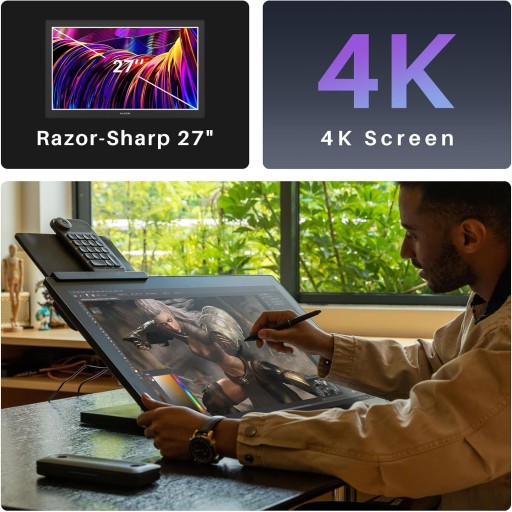 شاشة رسم هويون كامفاس برو 27 – GT2701 HUION Kamvas Pro 27 Pen Display (GT2701)
