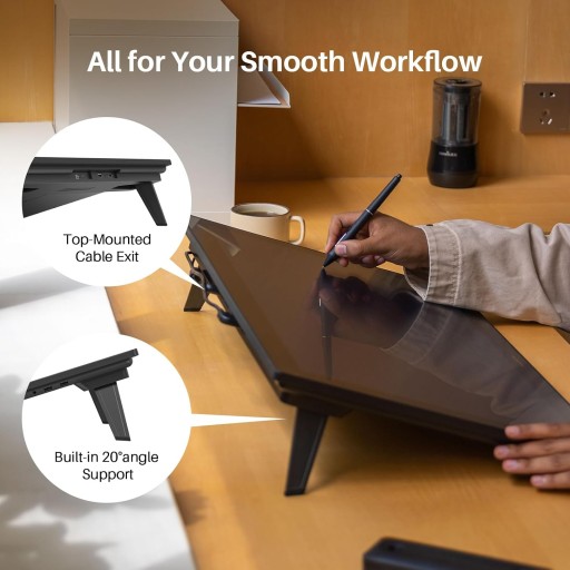 شاشة رسم هويون كامفاس برو 27 – GT2701 HUION Kamvas Pro 27 Pen Display (GT2701)