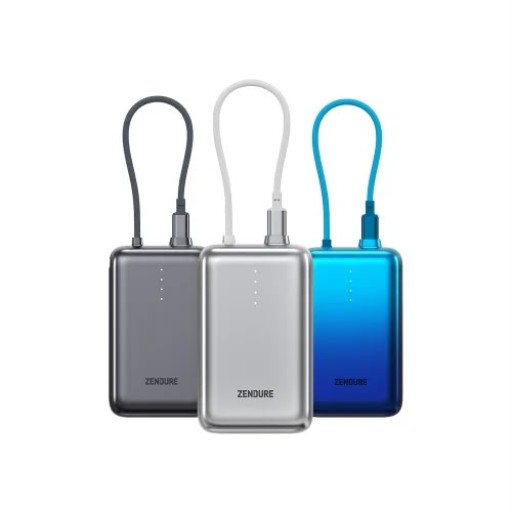 باور بانك ZENDURE SuperMini Pro سعة 10000mAh مع كابل مدمج ZENDURE SuperMini Pro 10000mAh Power Bank with Built-in Cable